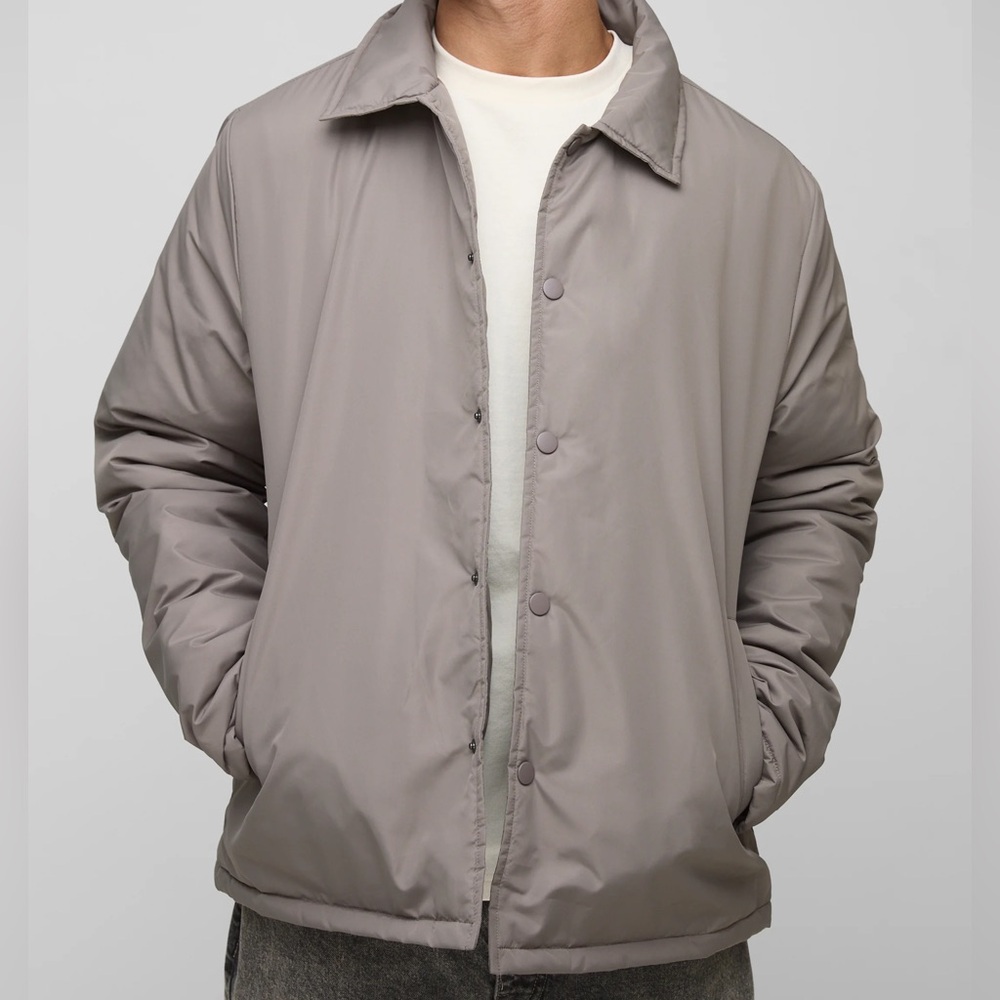 Calvin Klein Jeans Grey Collar Bomber Jacket